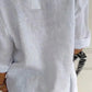 Damen Minimalistisch Button Down Hemd | Weiß und Beige