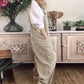 Yseult - Overall Jumpsuit aus locker gebundener Baumwolle und Leinen