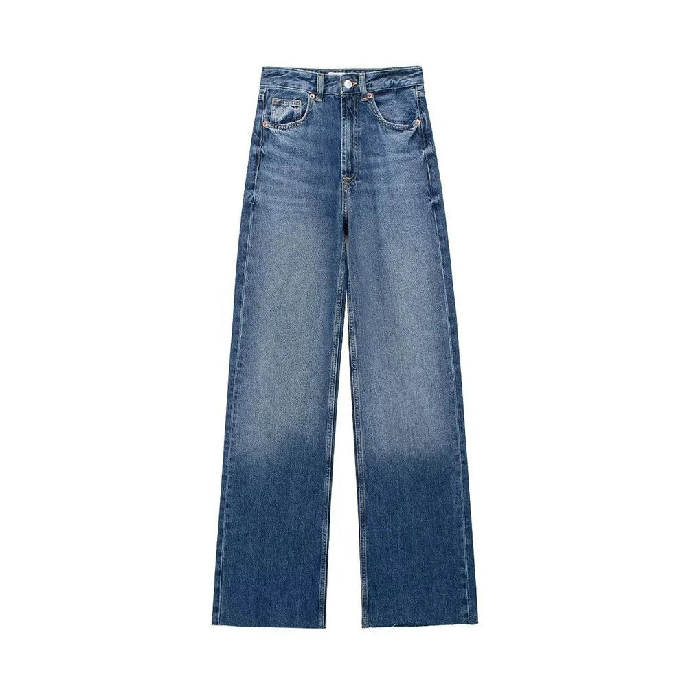Blytthe-Jeans mit geradem Bein