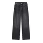 Jacklyn Hochtaillierte Straight Denim Jeans