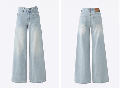Jobelle Hochtaillierte Baggy Jeans