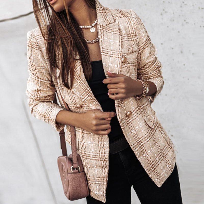 Tove Karierter Blazer