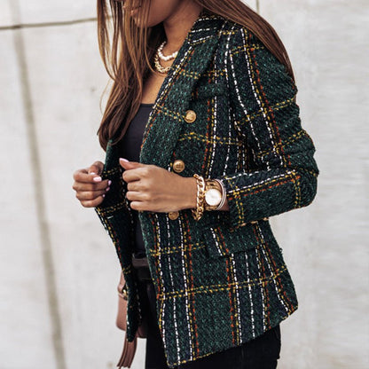 Tove Karierter Blazer