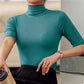 Nahtloser & Weicher Damen Rollkragen-Top mit Figurbetontem Schnitt – Arina