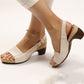 Damen Komfort Sandalen – Elegante Sommer-Slingback Sandalen mit Keilabsatz