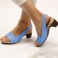 Damen Komfort Sandalen – Elegante Sommer-Slingback Sandalen mit Keilabsatz