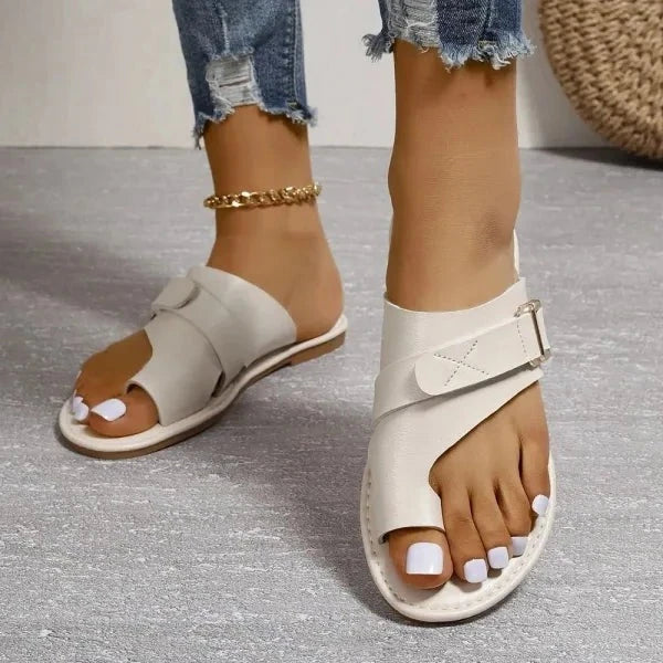 Orthopädische Damen Leder-Sandalen mit Hallux Valgus Korrektur – Livia (1+1 GRATIS)
