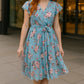 Liliana – Elegantes Blumen-kleid mit femininer Note