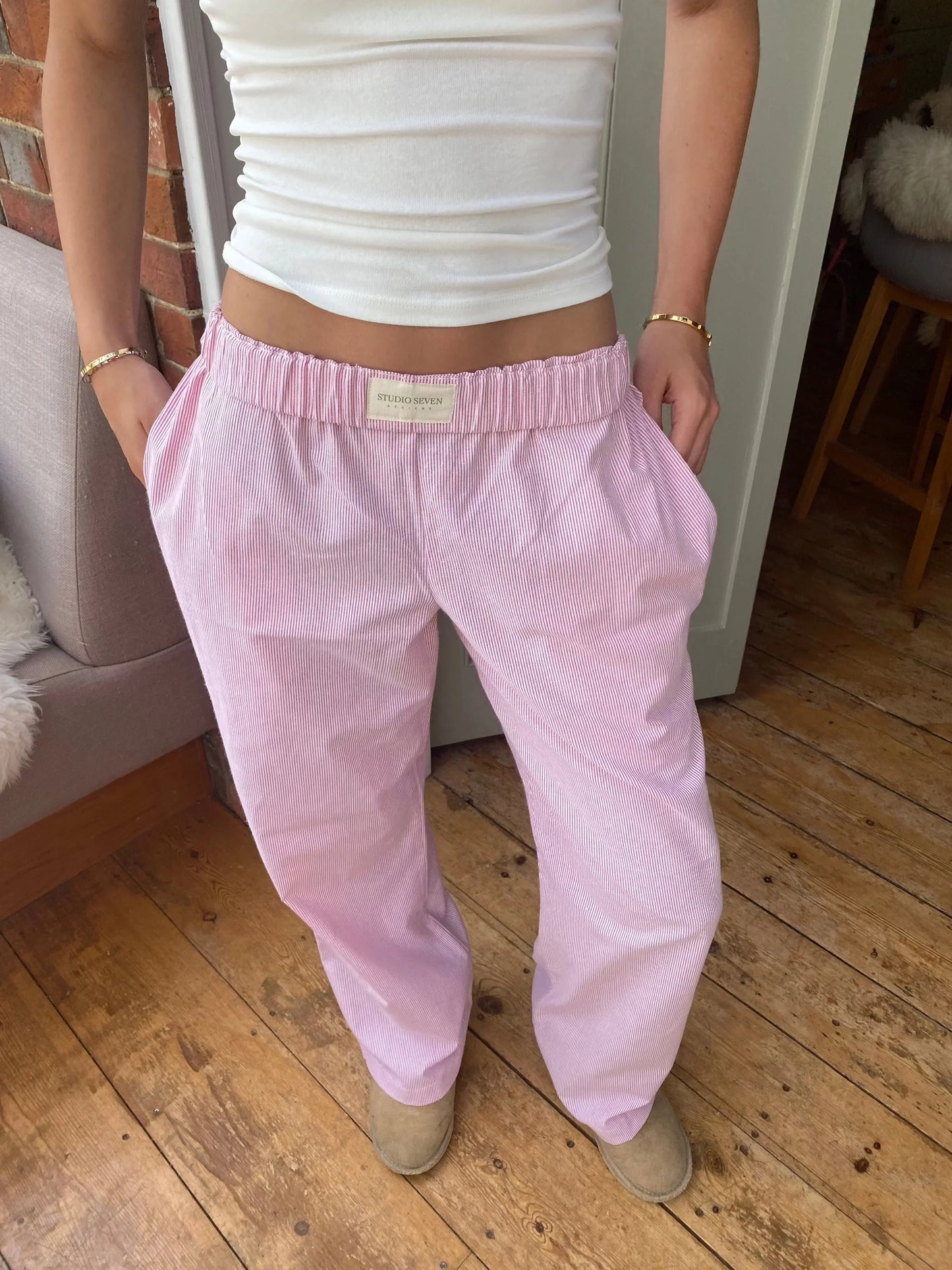 Weiche Bio-Baumwoll Lounge-Hose – Sienna