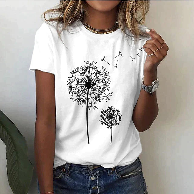 Bequemes Damen T-Shirt mit Rundhals & weichem Stoff – Rhea