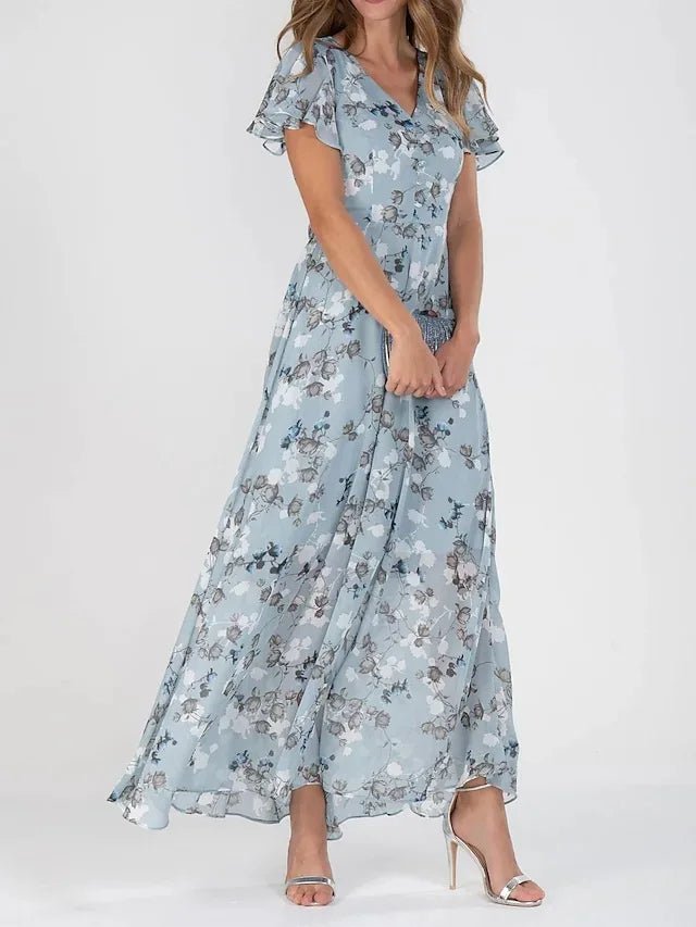 Helene | Damen Sommerkleid mit Blumenmuster