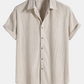Stylisches Herren Sommer-Set mit Hemd und Cord-Shorts - SommerKern