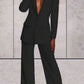 Damen Business-Zweiteiler mit Blazer & Weitbein-Hose – Emilia
