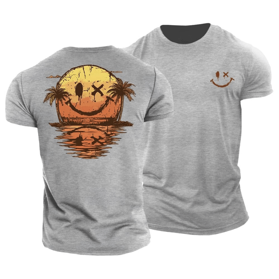 Eli™ - Sommer Smiley Meer T-Shirt