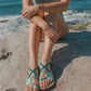 Michelle | Damen Bunte Strandsandalen