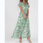 Damen Sommer Formelles Blumen Hochzeitsgast Kleid | Maxi