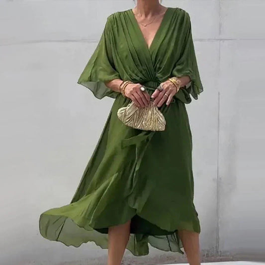 Anelie | Damen Elegantes Sommerkleid