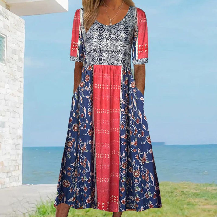 Mattea - Boho-Kleid mit Volants