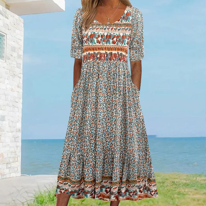 Mattea - Boho-Kleid mit Volants