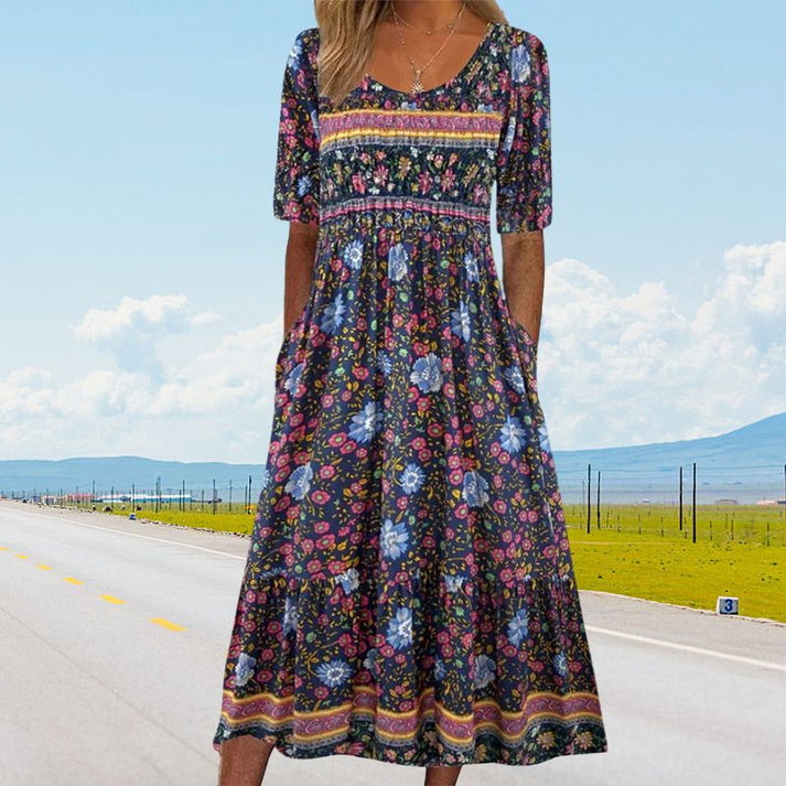 Mattea - Boho-Kleid mit Volants