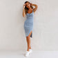 Denim-Camisole-Kleid für Damen - Abigel