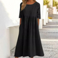 Leichtes Sommerkleid Für Damen Mit Lockerer Passform | Midi