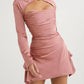 Aloysia | Damen Drapiertes Korsettkleid