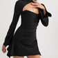 Aloysia | Damen Drapiertes Korsettkleid