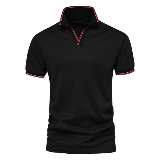 Herren Polohemd mit V-Ausschnitt – Altan