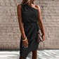 Asymmetrisches Ärmelloses Abendkleid Für Damen | Mini