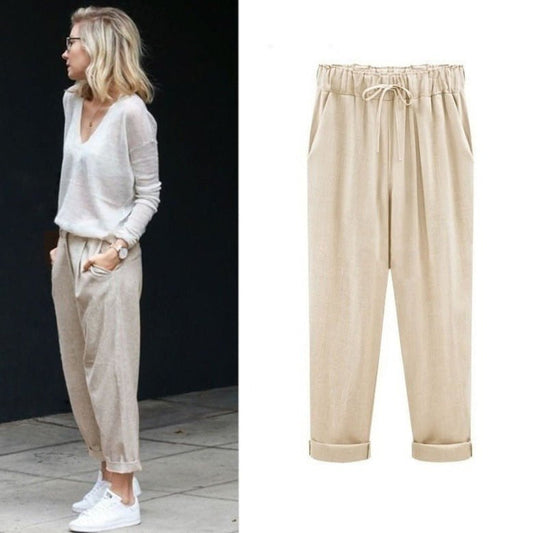 Sommerhose Mit Kordelzug Für Damen | Lässig