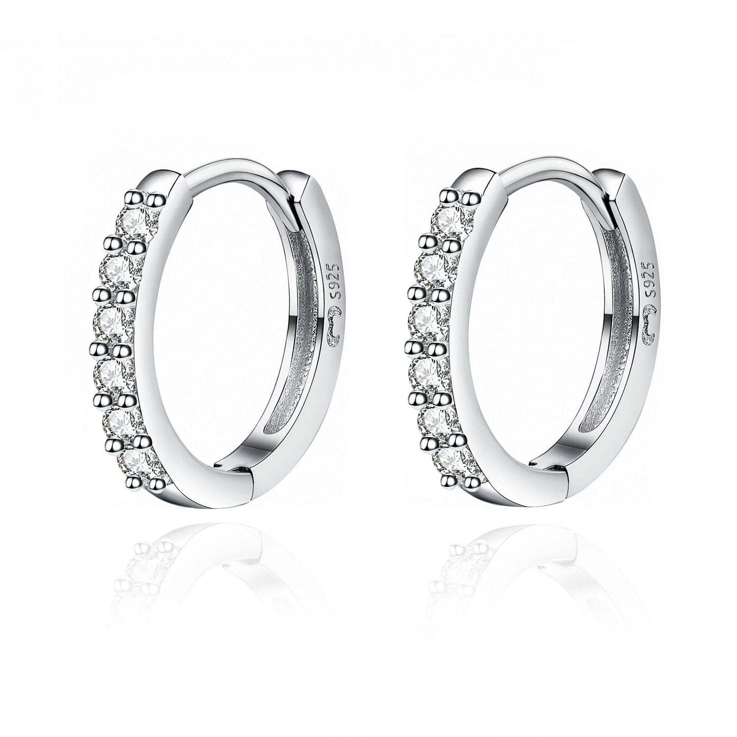 Stilvolle Zirkonia-Ohrringe – Mila